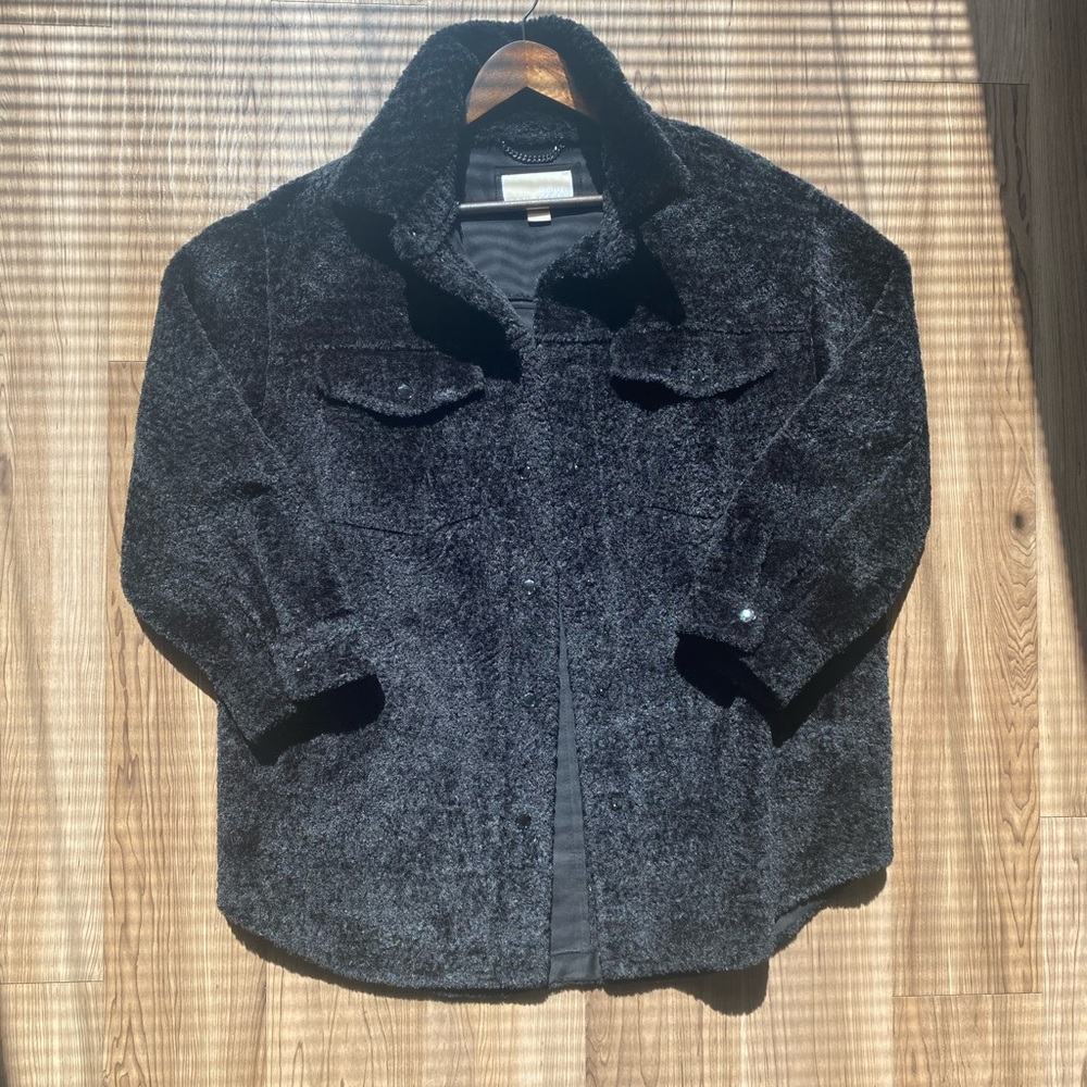 Michael Kors - Women’s Faux Fur Black Jacket - Size L